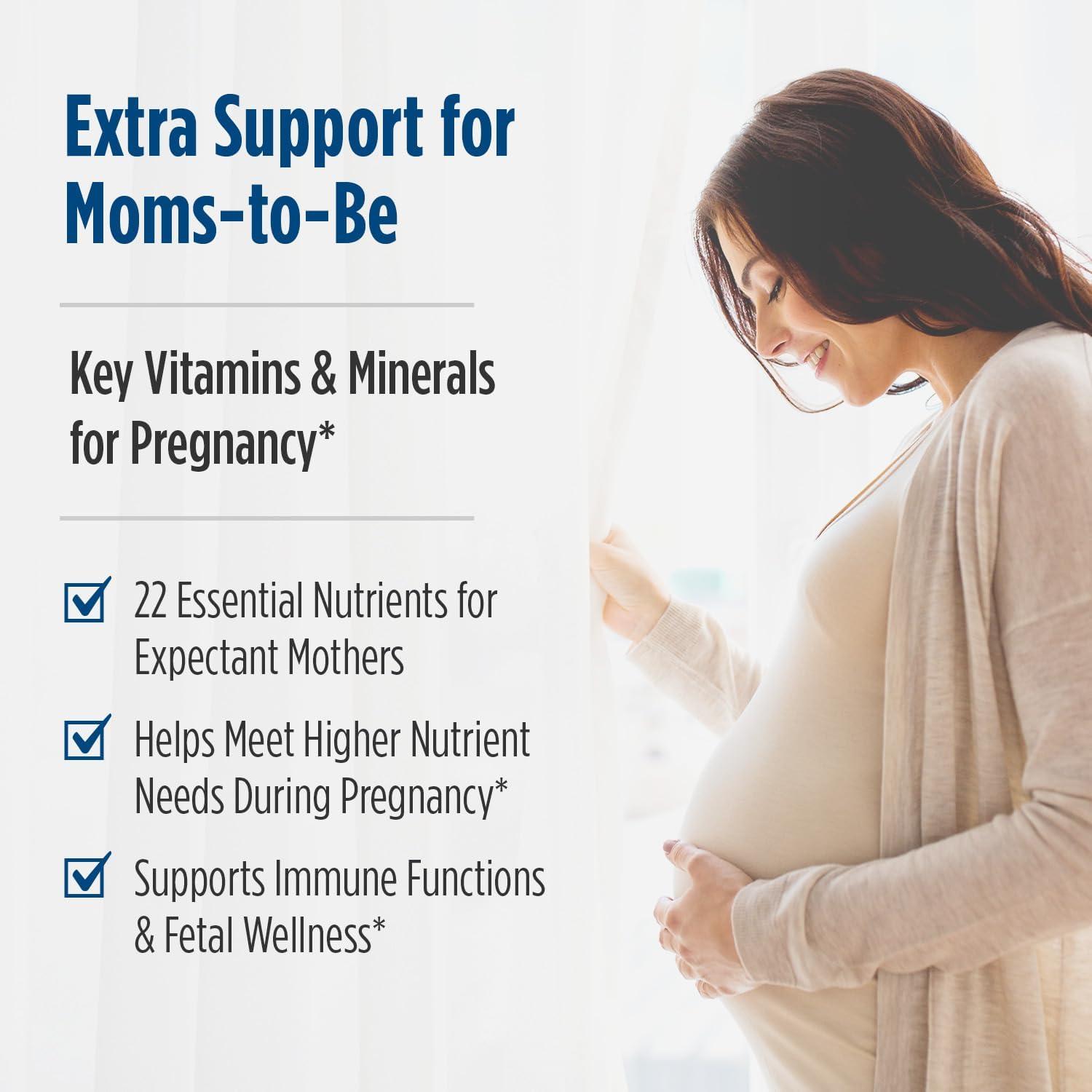 imageNordic Naturals Prenatal Multivitamin for Women Daily Vegetarian Prenatal Vitamins 22 Essential Nutrients Including B6 Folate and Iron 60 Tablets 30 Servings