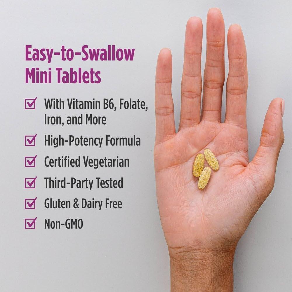 imageNordic Naturals Vegetarian Prenatal Multivitamin Minis 90 Easy to Swallow Tablets Highly Absorbable Multivitamin and Mineral Supplement to Support Pregnancy NonGMO 30 Servings