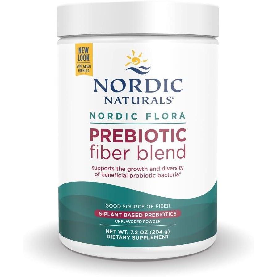 imageNordic Naturals Nordic Flora Prebiotic Powder 204 Grams  Unflavored Prebiotic Powder  30 Servings