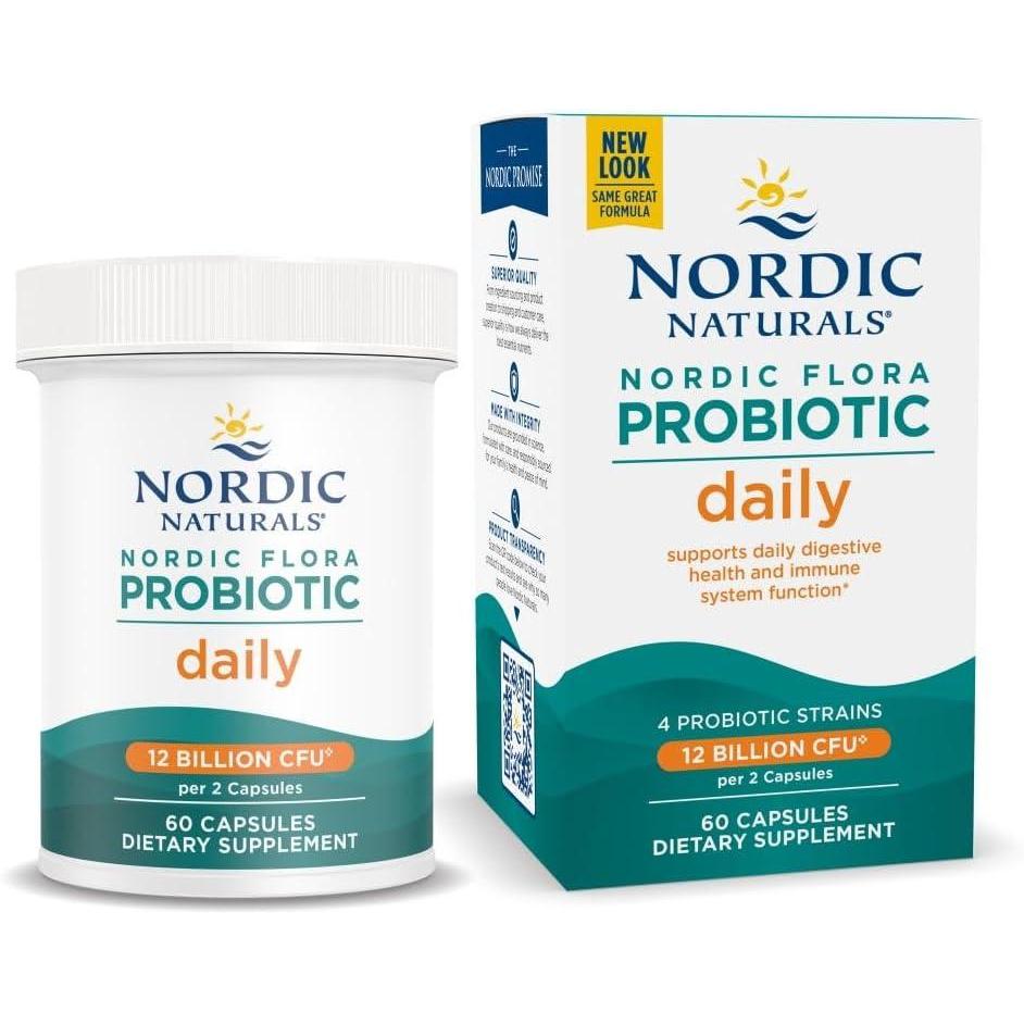 imageNordic Naturals Nordic Flora Probiotic Comfort  30 Capsules  13 Probiotic Strains w 15 Billion Cultures  Supports Regularity amp Digestive Comfort Alleviates Bloating  NonGMO Vegan  30 ServingsDaily