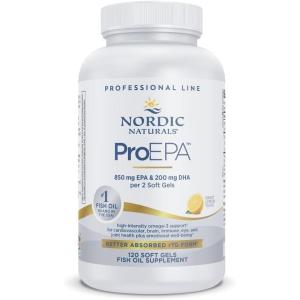 Nordic Naturals ProEPA, Lemon – 180 Soft Gels – 1210 mg Omega-3 – High-Intensity EPA Formula for Healthy Mood, Heart Health & Cellular Function – Non-GMO – 90 Servings(120 Count (Pack of 1))