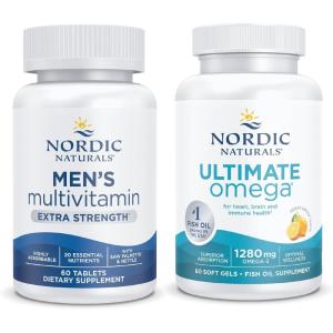 Nordic Naturals Starter Pack – Men’s Multivitamin Extra Strength, Ultimate Omega