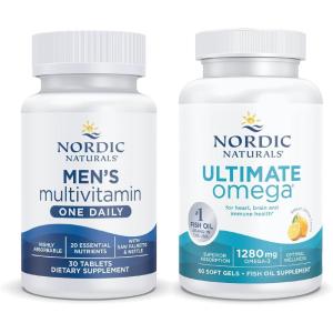 Nordic Naturals Starter Pack – Men’s Multivitamin One Daily, Ultimate Omega