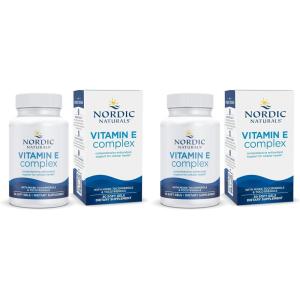 Nordic Naturals Vitamin E Complex, Unflavored – 30 Soft Gels – 6 Forms of Vitamin E for Antioxidant Support – Cellular Protection – Non-GMO – 30 Servings(30 Count (Pack of 2))