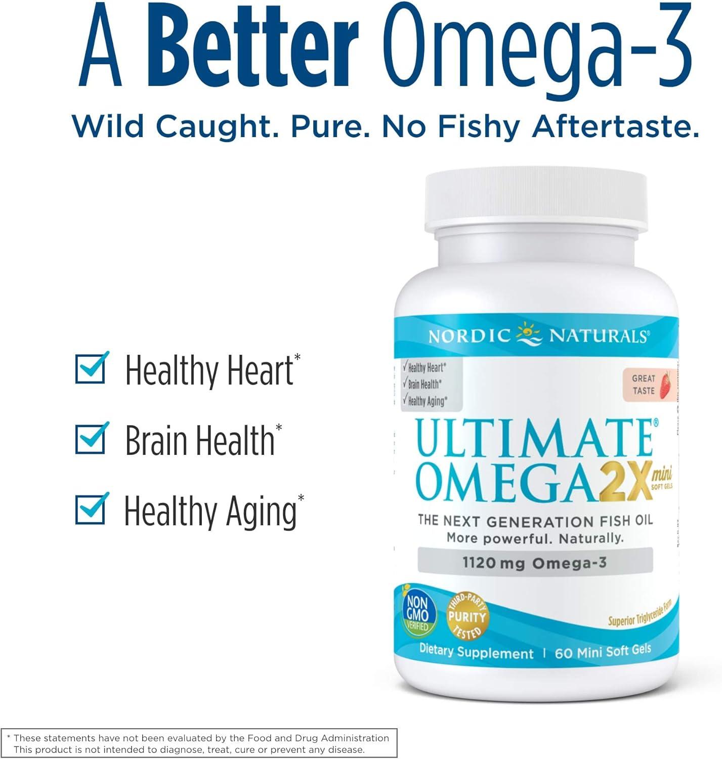 imageNORDIC NATURALS Ultimate Omega Minis 60 CT