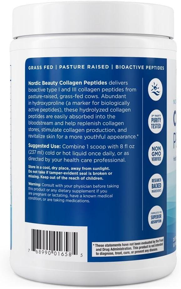 imageNordic Naturals Nordic Beauty Collagen Peptides Unflavored 106 Ounces Collagen Supplement for Skin Health and Elasticity for Hot and Cold Beverages 30 Servings