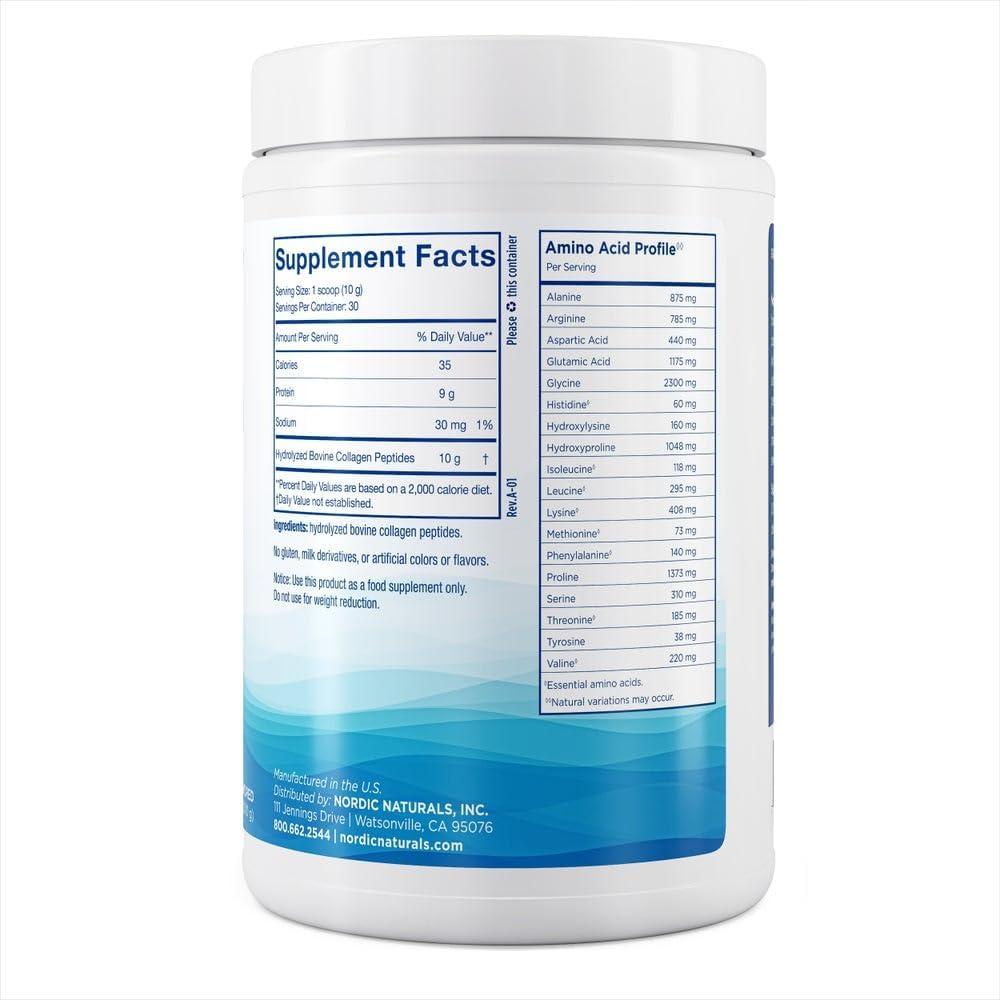 imageNordic Naturals Nordic Beauty Collagen Peptides Unflavored 106 Ounces Collagen Supplement for Skin Health and Elasticity for Hot and Cold Beverages 30 Servings