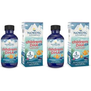Nordic Naturals Children’s DHA Xtra, Berry Punch – 2 oz for Kids – 880 mg Total Omega-3s with EPA & DHA – Cognitive & Immune Function, Learning, Social Development – Non-GMO – 48 Servings(2 Fl Oz (Pack of 2))