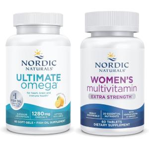 Nordic Naturals Starter Pack – Women’s Multivitamin Extra Strength, Ultimate Omega