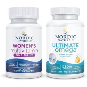 Nordic Naturals Starter Pack – Women’s Multivitamin One Daily, Ultimate Omega