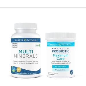 Nordic Naturals for Every Dad Starter Pack – Multi Minerals, Probiotic Maximum Care