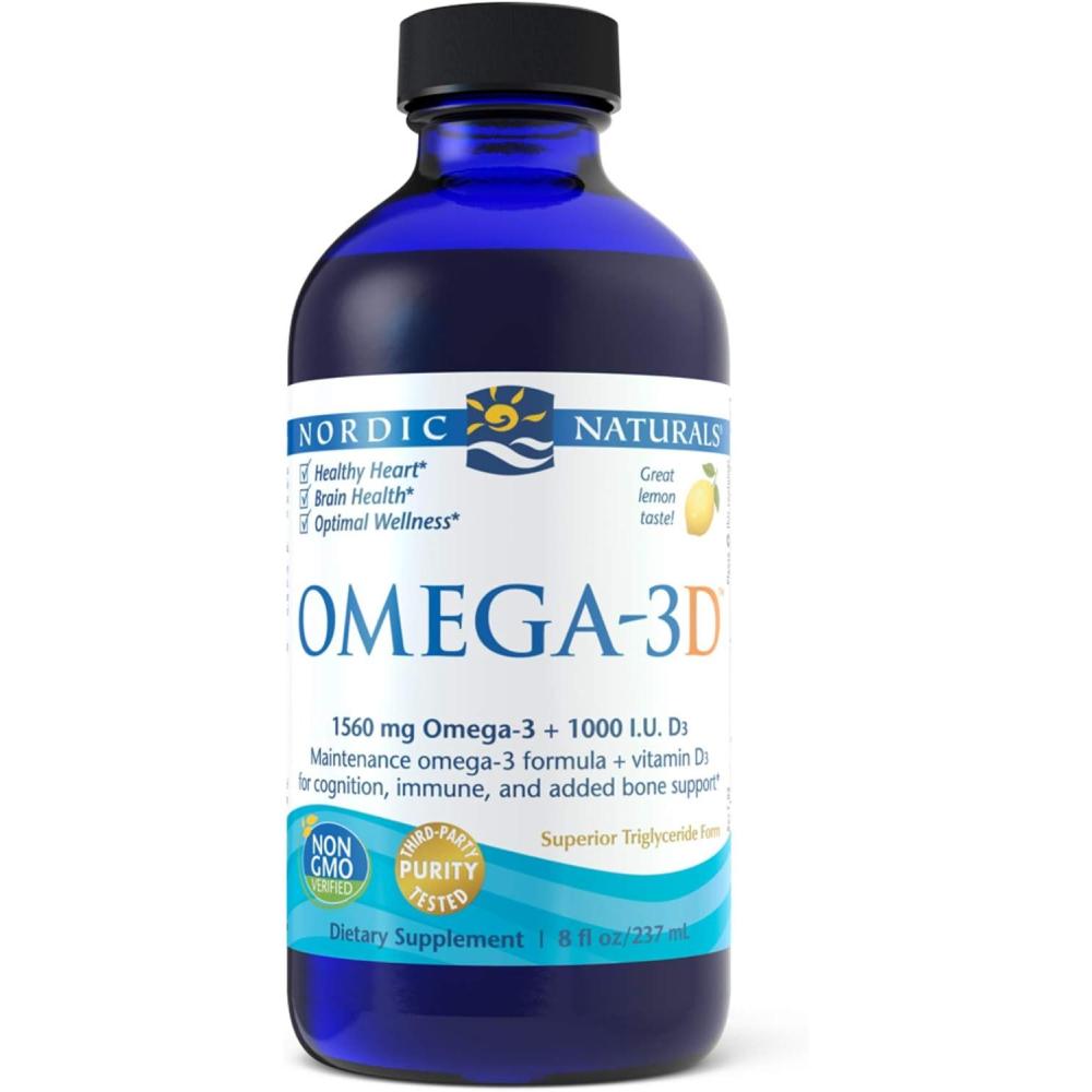 imageNordic Naturals Omega 3 D Lemon 8 Fl Oz