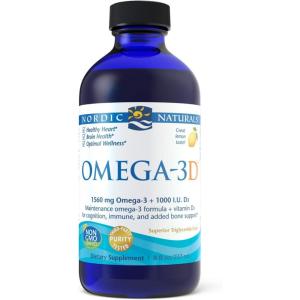 Nordic Naturals, Omega 3 D Lemon, 8 Fl Oz