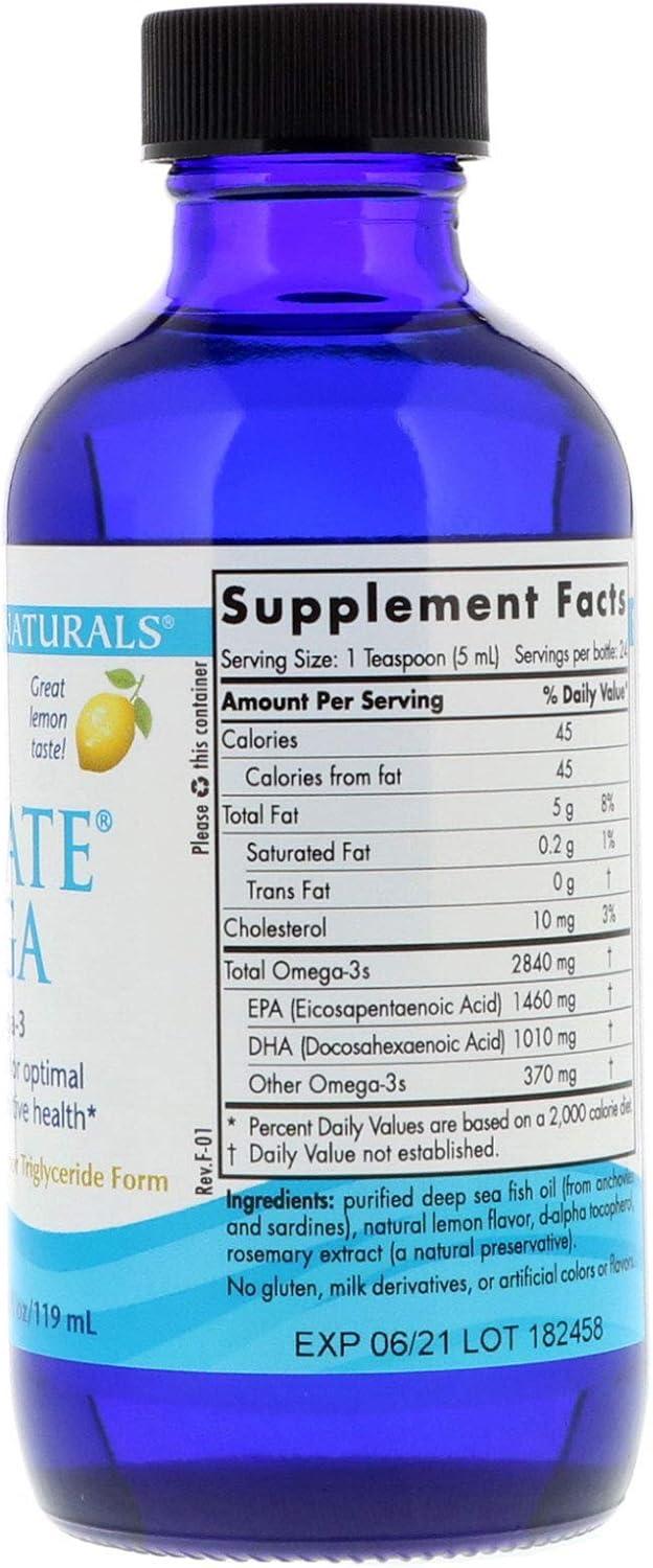 imageNordic Naturals Ultimate Omega Liquid Lemon 4 fl oz