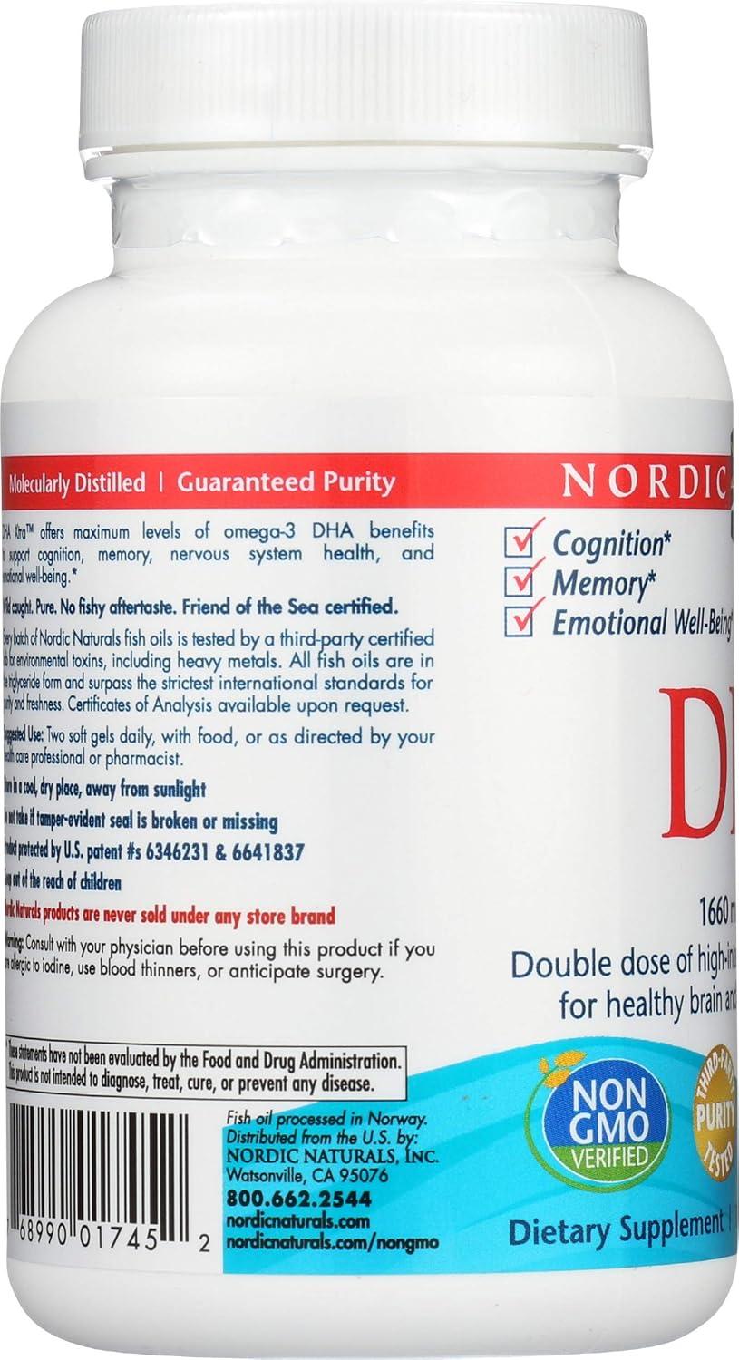 imageNORDIC NATURALS Strawberry DHA Xtra 1660 MG 60 SG 60 CT