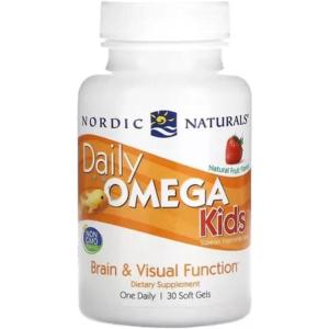 Nordic Naturals – Daily Omega Kids, Healthy Heart Support, 30 Soft Gels(Standard Packaging)