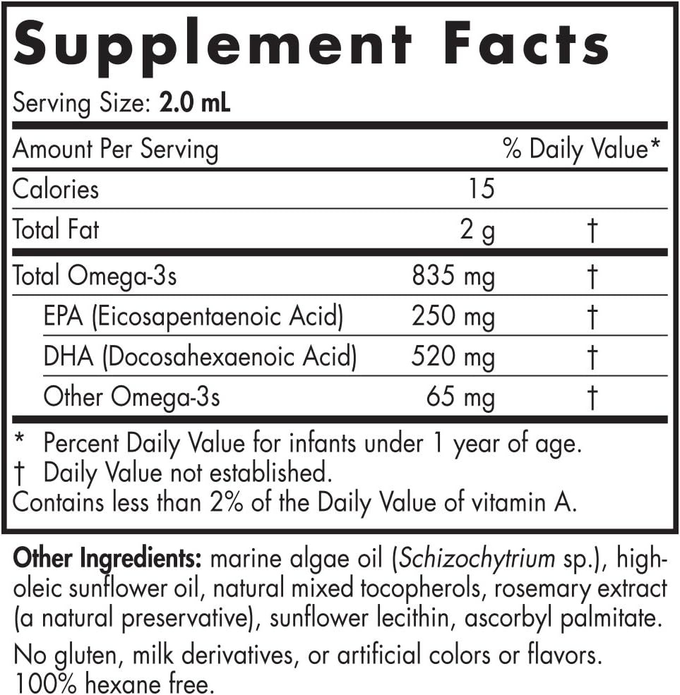 image:imageNordic Naturals Babys DHA Vegetarian Supports Brain and Visual Development 1 OunceStandard Packaging