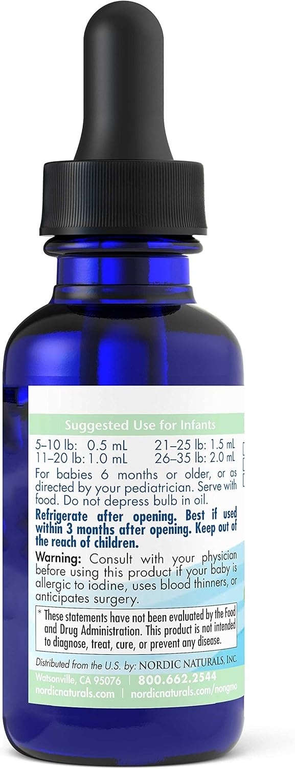image:imageNordic Naturals Babys DHA Vegetarian Supports Brain and Visual Development 1 OunceStandard Packaging
